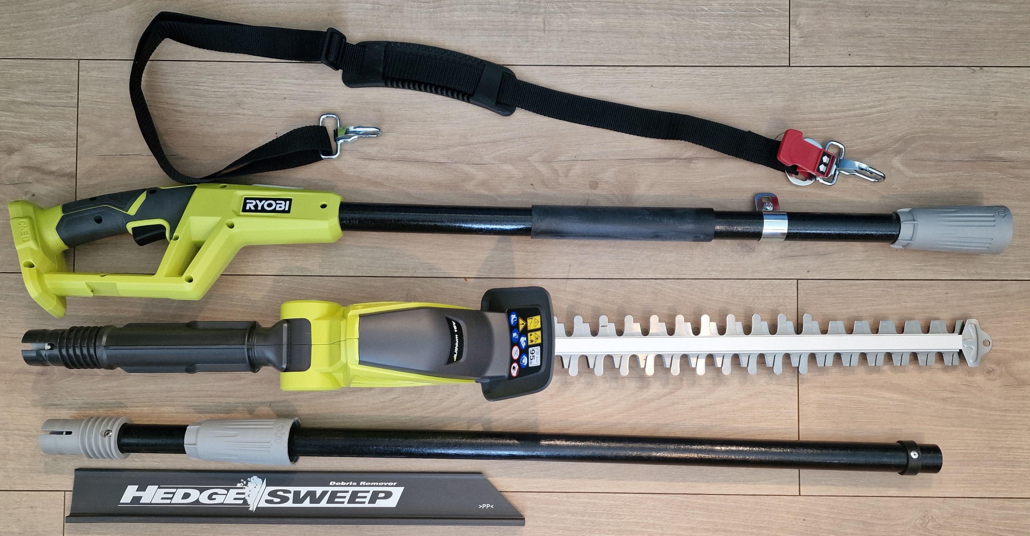Batteridrevet teleskopisk hekksaks / grensaks