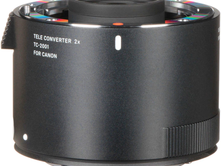 Sigma 2x tc2001 teleconverter for canon ef