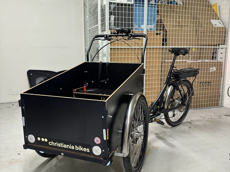Electric christiania cargo bike 🇩🇰
