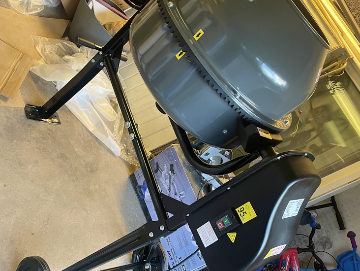 160l 650w stark betongblandare