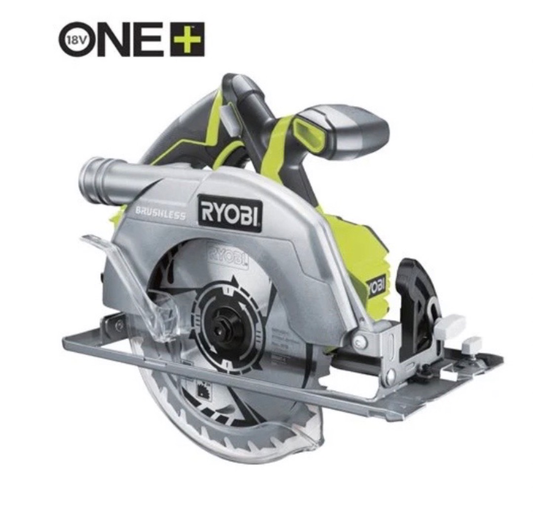 Ryobi 18v sirkelsag børsteløs (r18cs7)