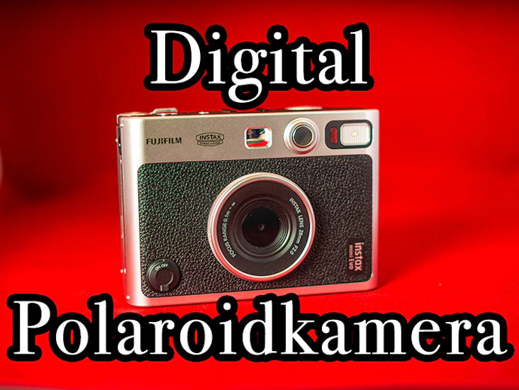 Digital polaroidkamera, fujifilm instax mini evo