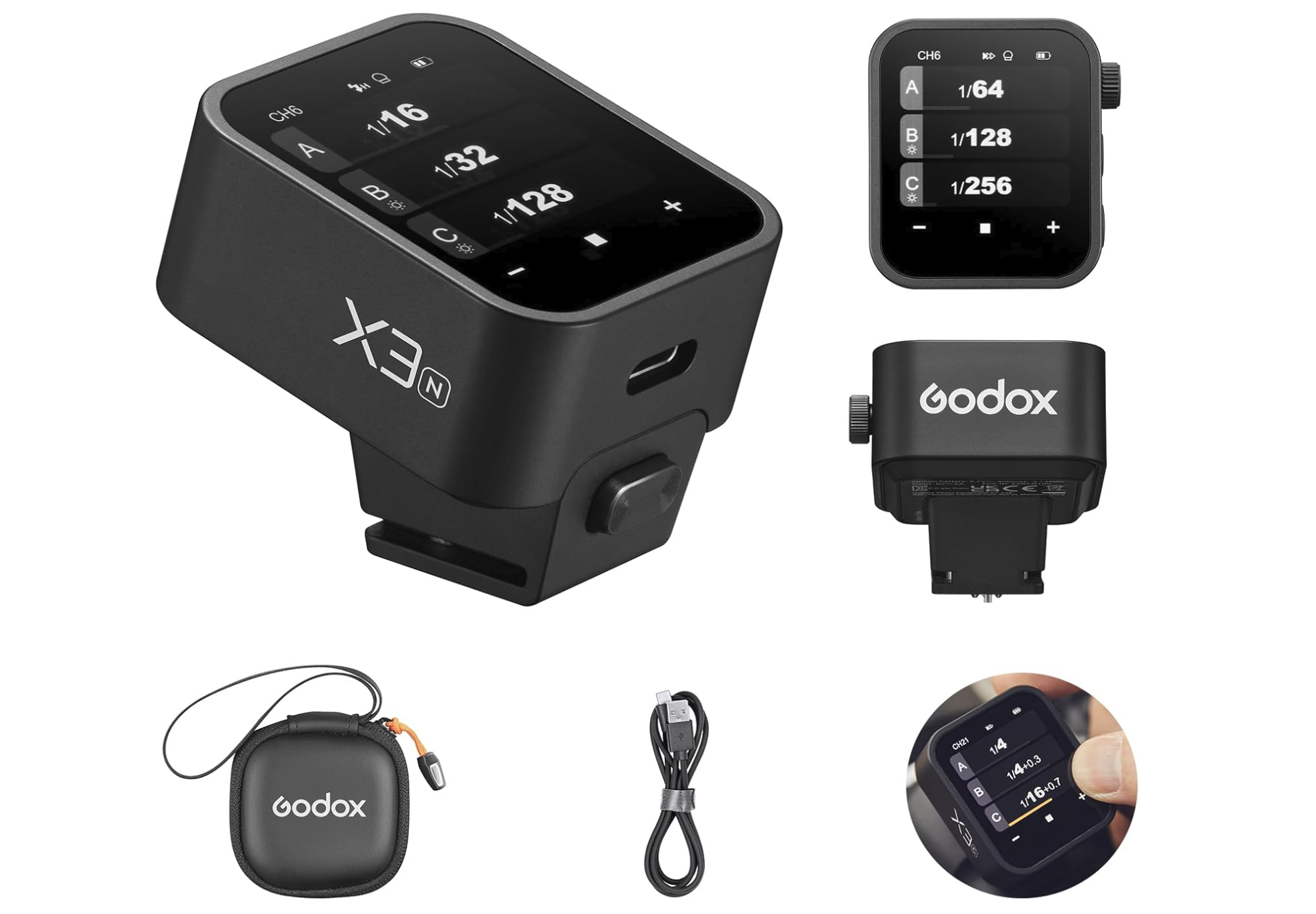 Godox x3-n ttl wireless flash trigger for canon camera