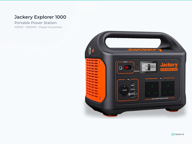Jackery explorer 1000 portable power station – easy, reliable power anywhere