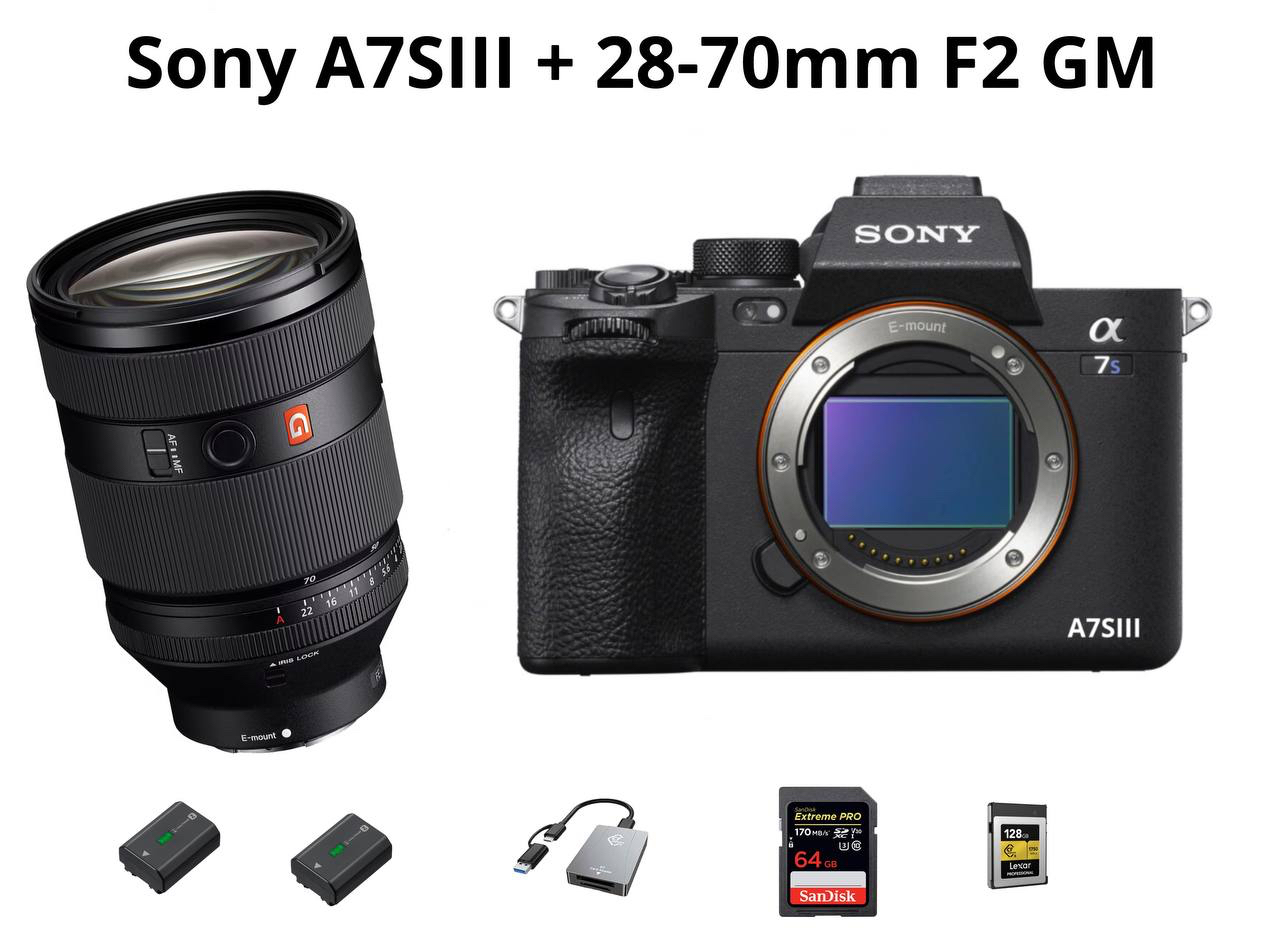 Sony a7siii + 28-70mm f2 gm / sony a7s iii + fe 28-70mm f2 - delivery