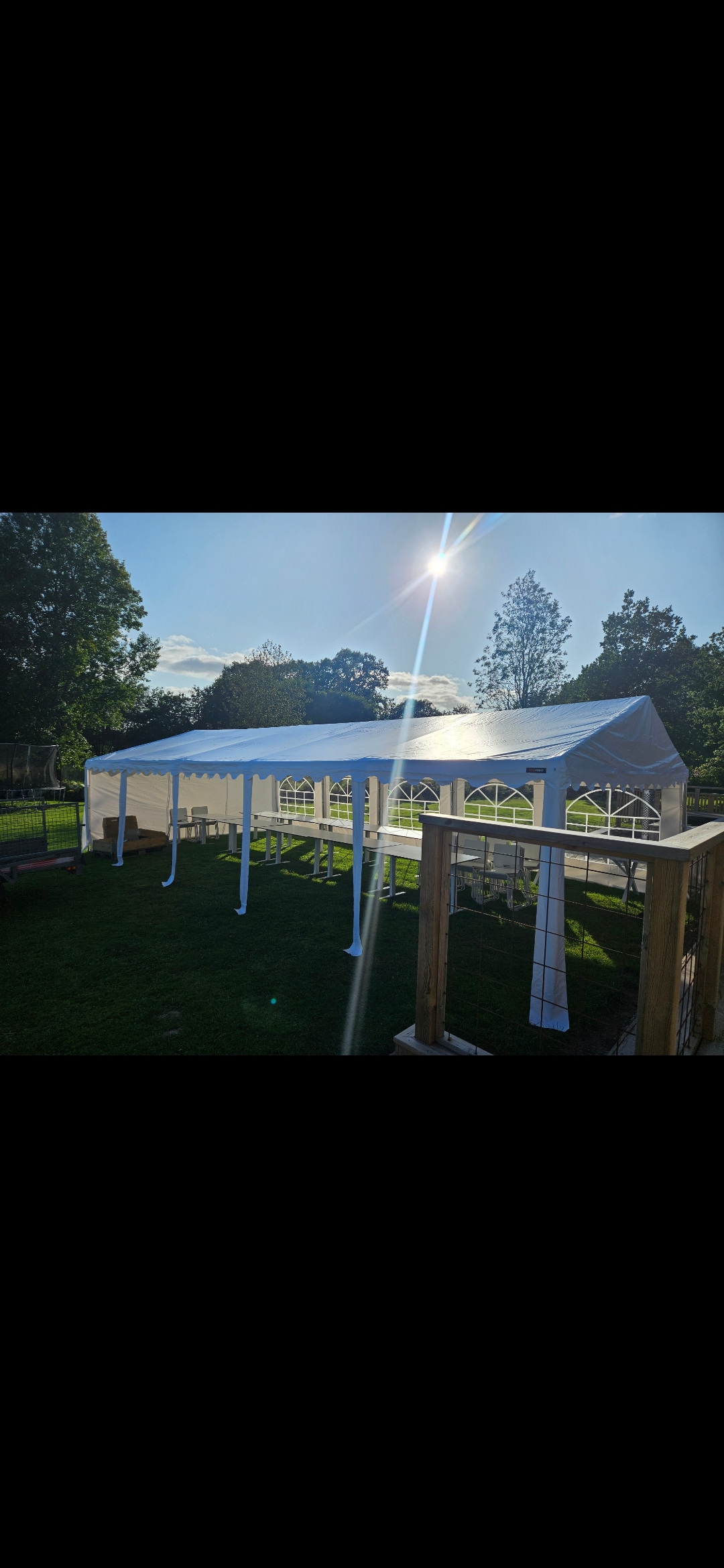 Partytält 5×10 m – perfekt för festen!