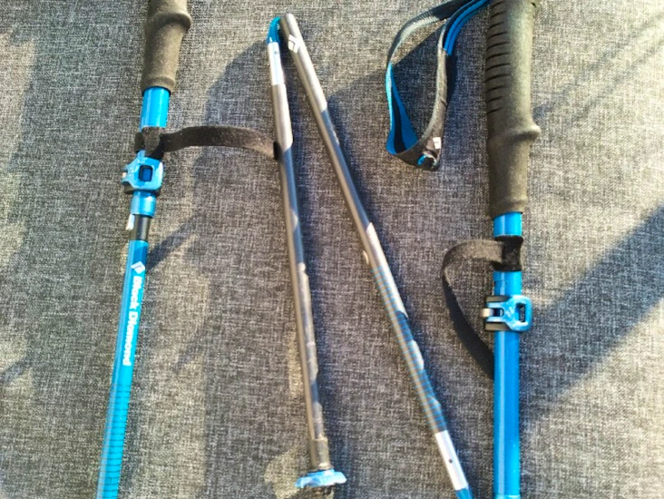 Black diamond tur og løpestav 110-130 cm