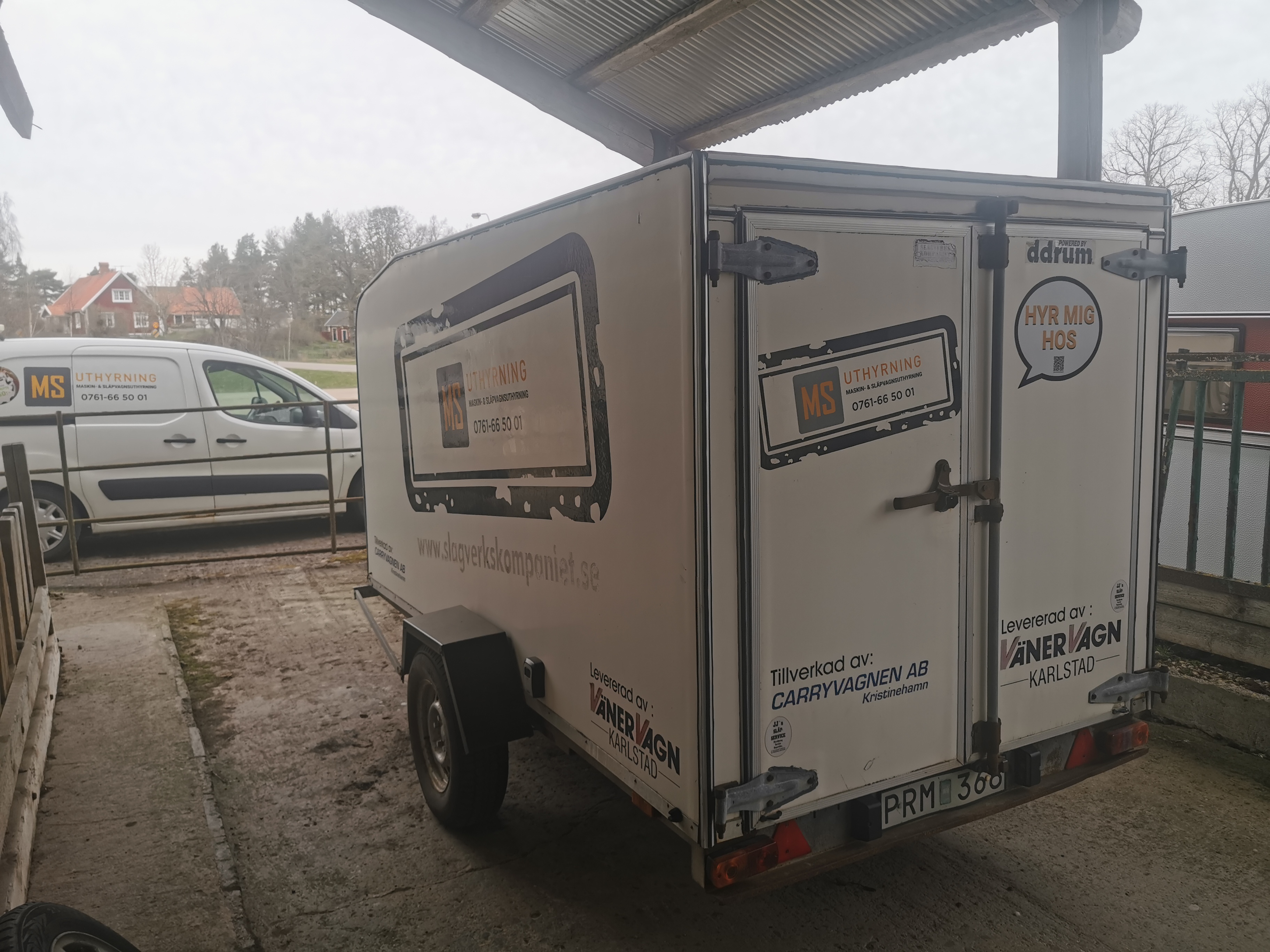  hyr färdiglastad släpvagn för din b96/be-uppkörning!