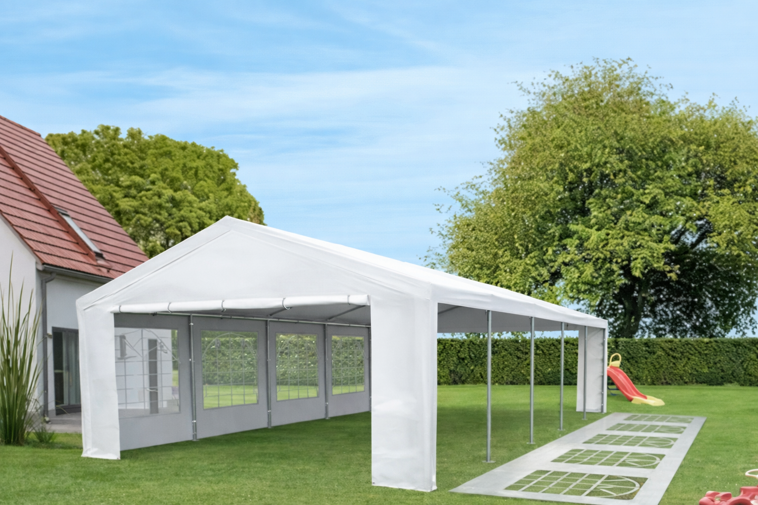 Premium eventtält 5 × 10 m – perfekt för alla typer av evenemang
