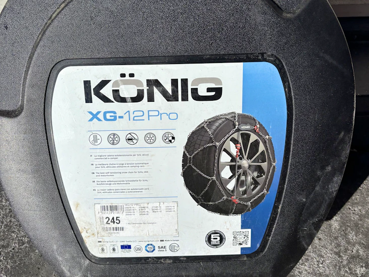 Snökedjor 245 passar exv tesla ms