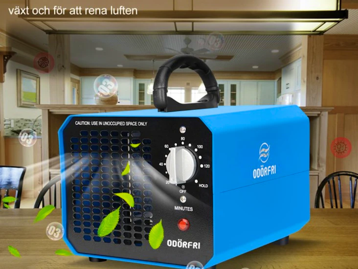 Kraftfull ozongenerator 10 000 mg