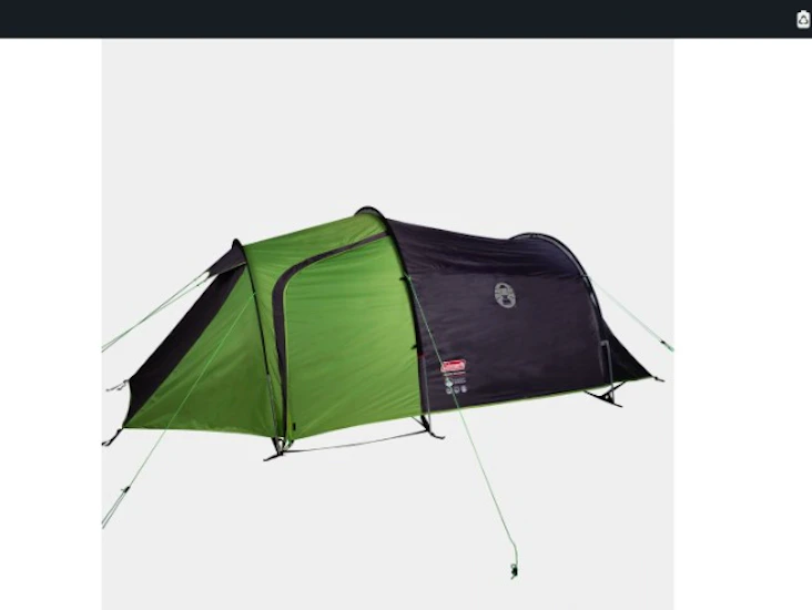 Lystett telt. tre personers