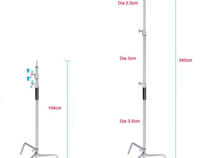 C stand + arm + diffduk