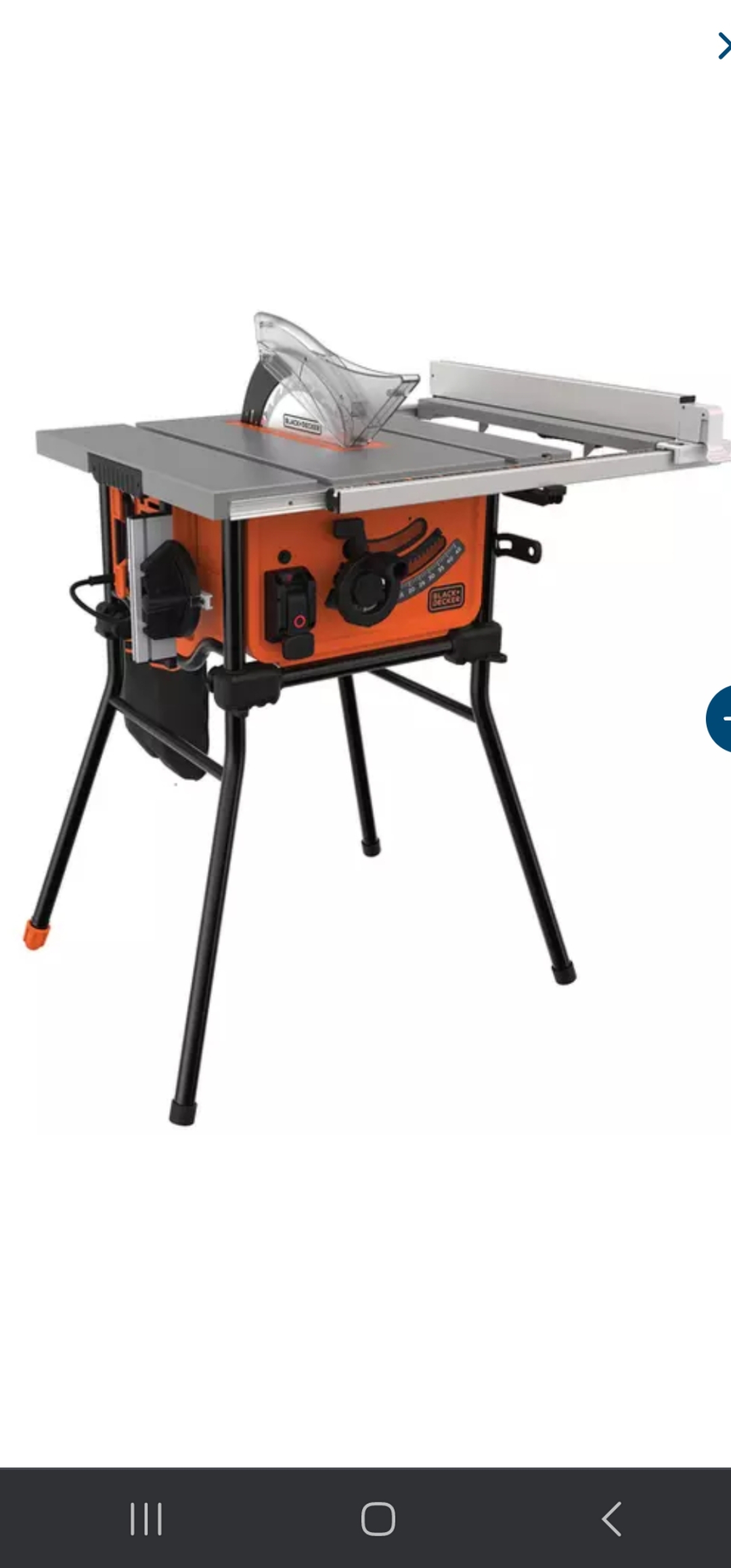 Bordsag 1800w. black + decker  254mm bes720-qs