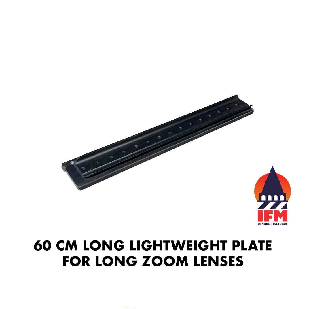 60cm long lightweight plate for long zoom lenses