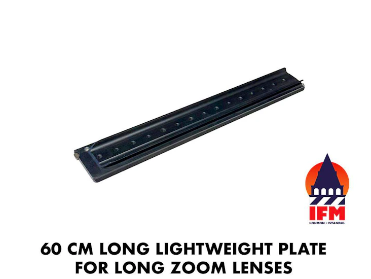 60cm long lightweight plate for long zoom lenses
