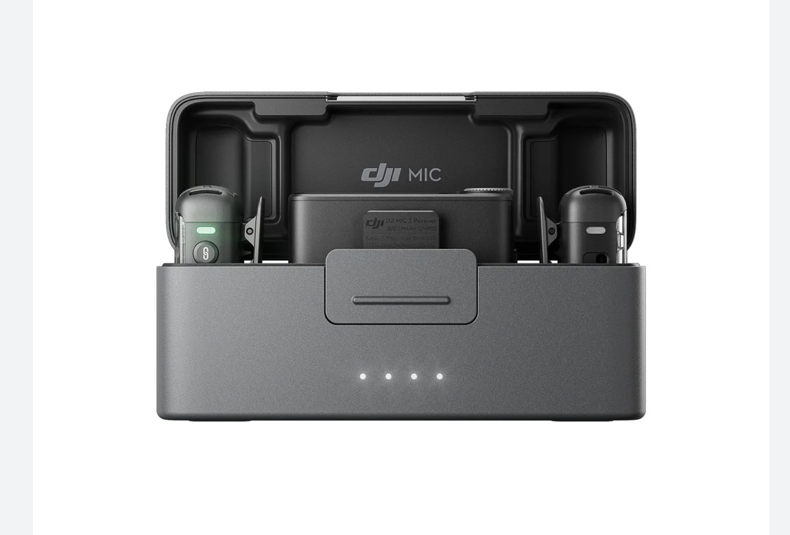 Dji mic 2 combo (2 transmitter + 1 receiver + charging case)