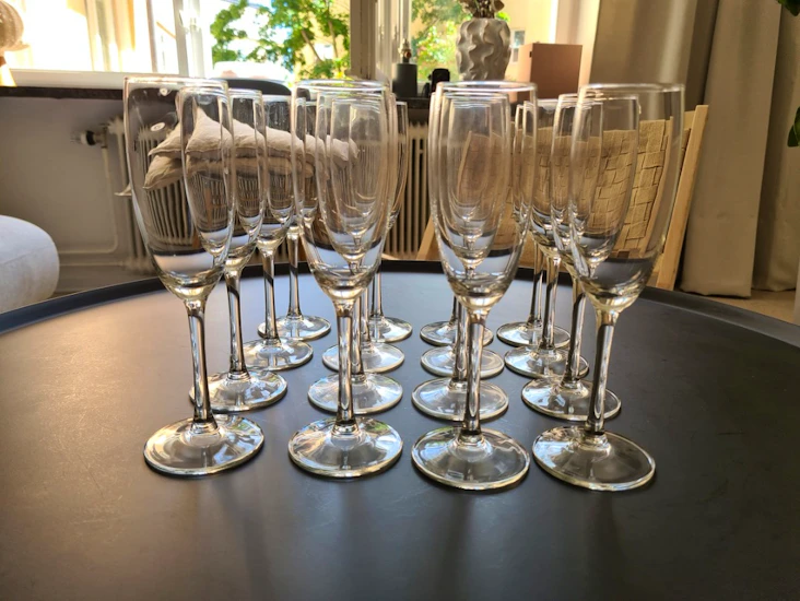 16 st champagneglas
