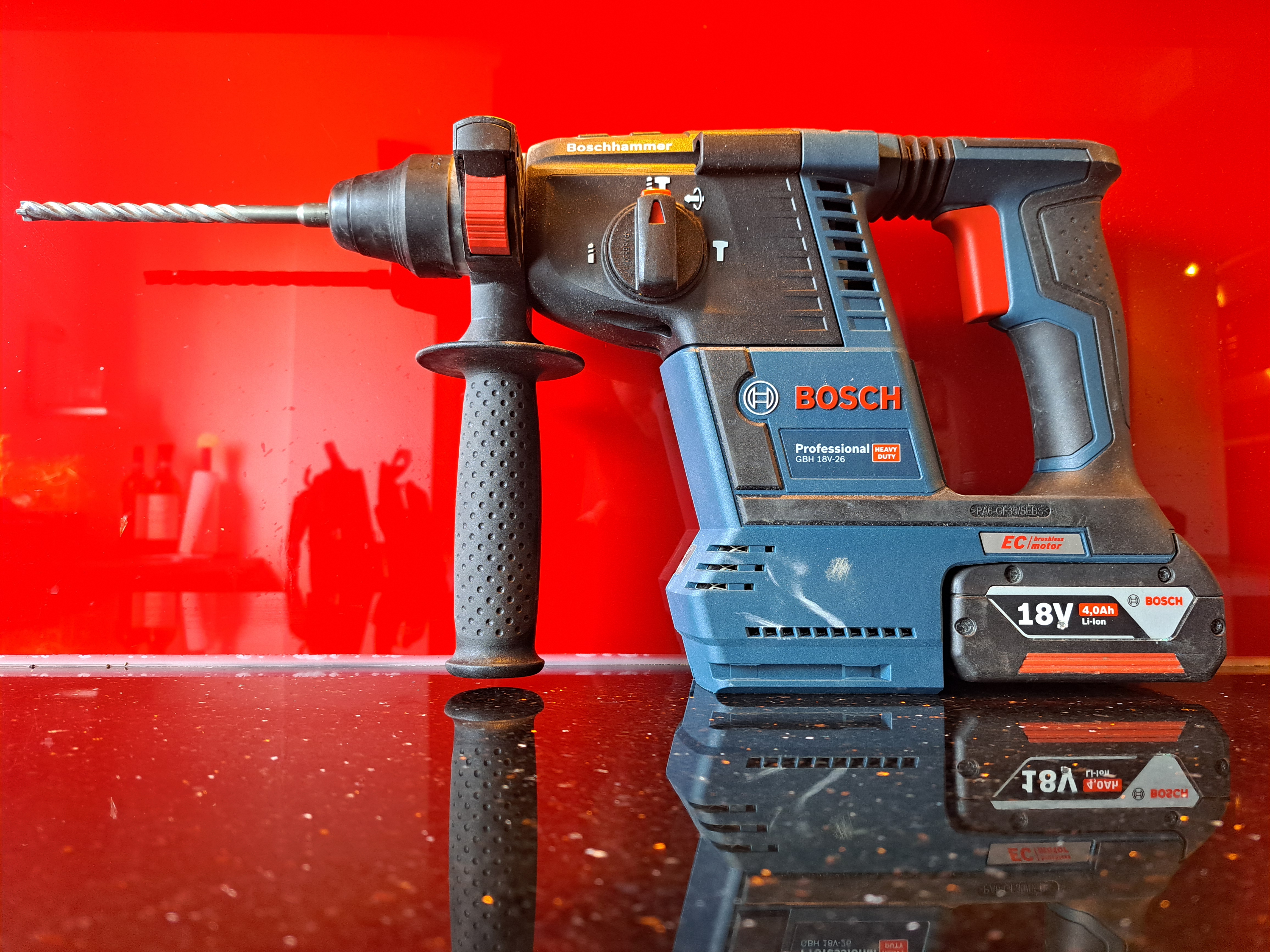 Pro gbh 18v-26 batteridrevet borhammer med sds plus