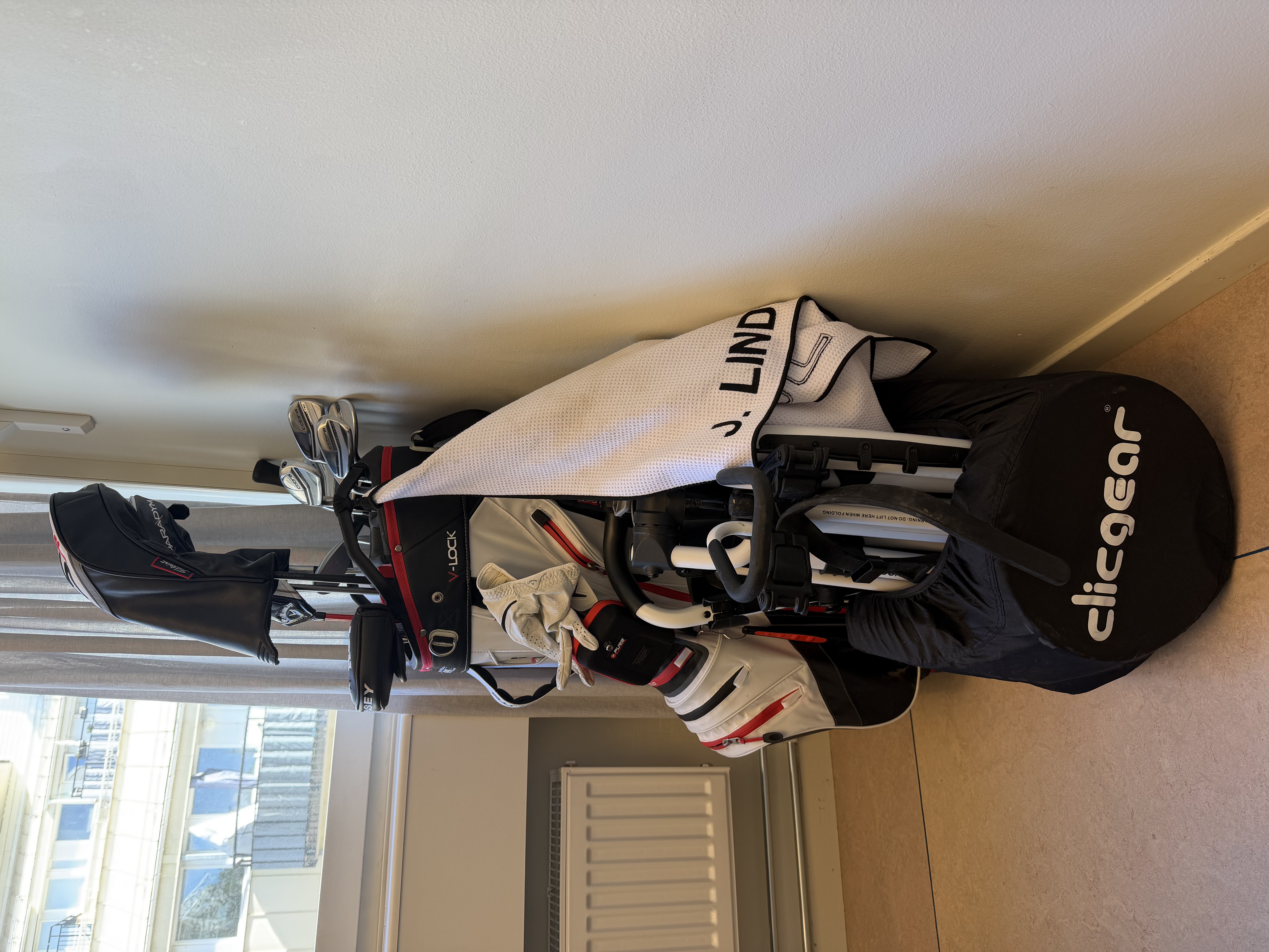 Golfset premium vänster + clicgear ⛳️