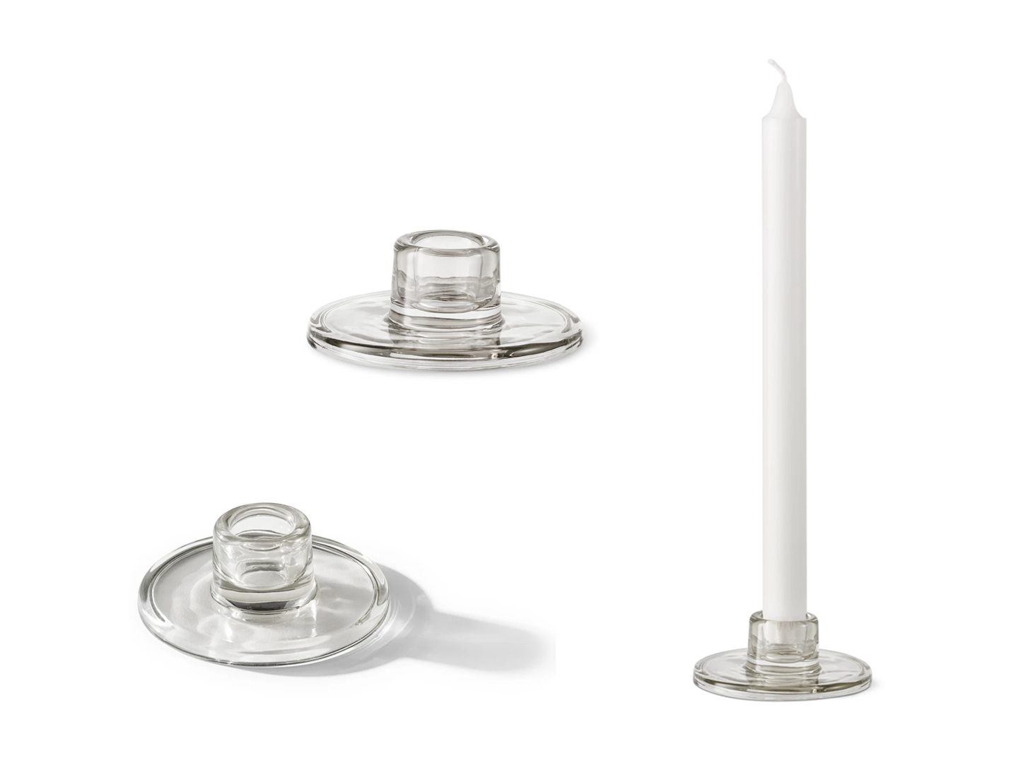 Ljusstakar glas 36st