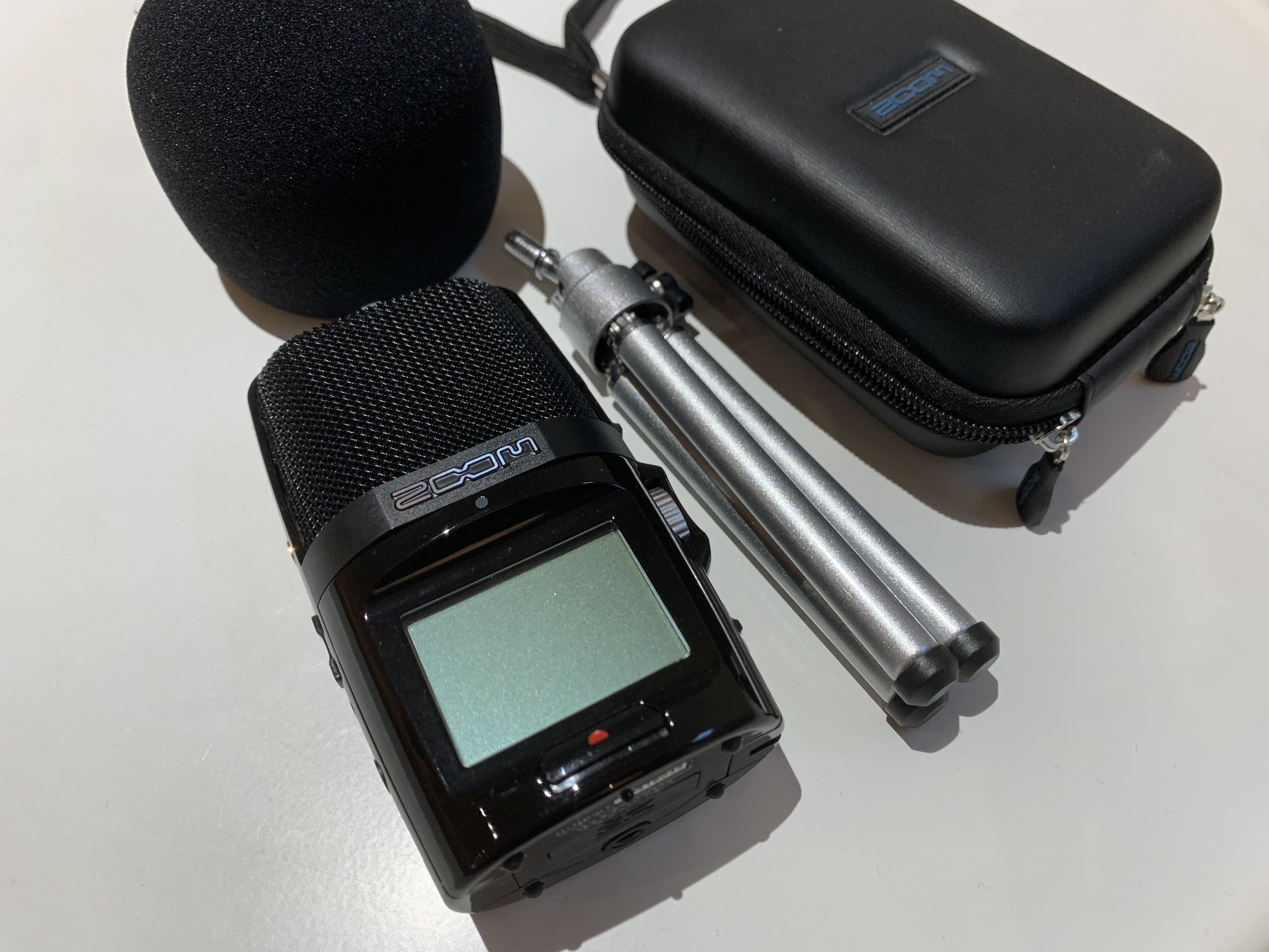 Zoom h2n portable recorder + accessories