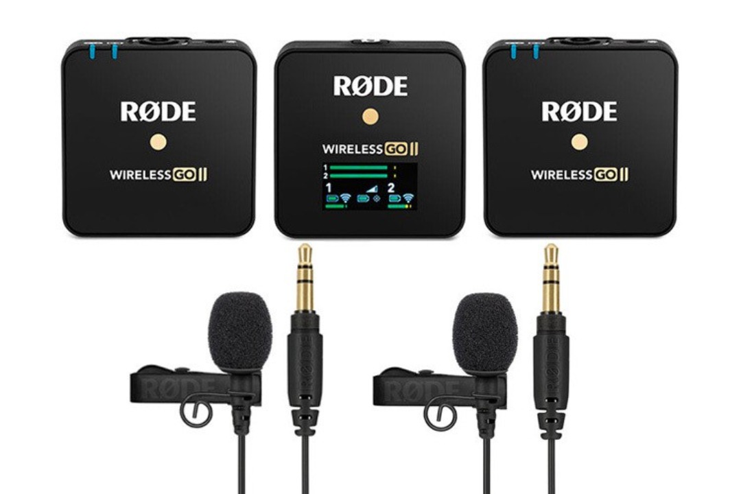 Røde wireless go ii + mygg 1x svart 1x hvit