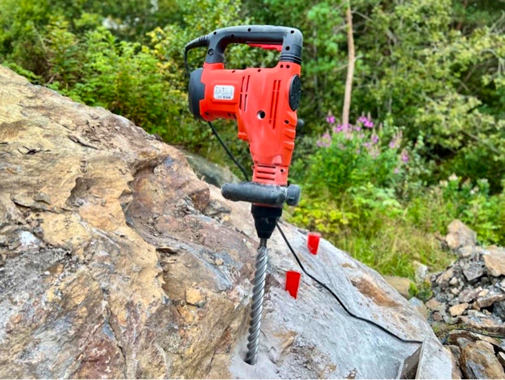 Ekstremt sterk borhammer sds max 25 joule