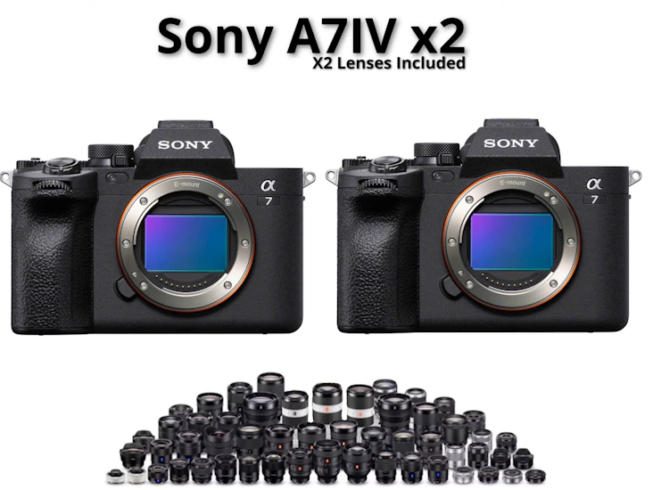 Sony a7iv body x2 + two sony lens