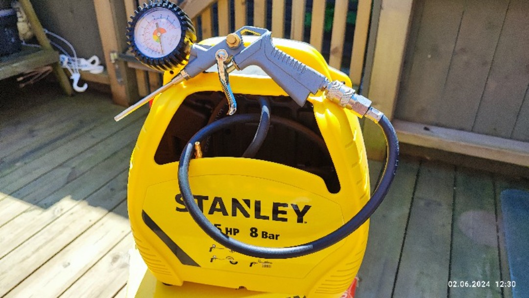 Liten stanley kompressor 