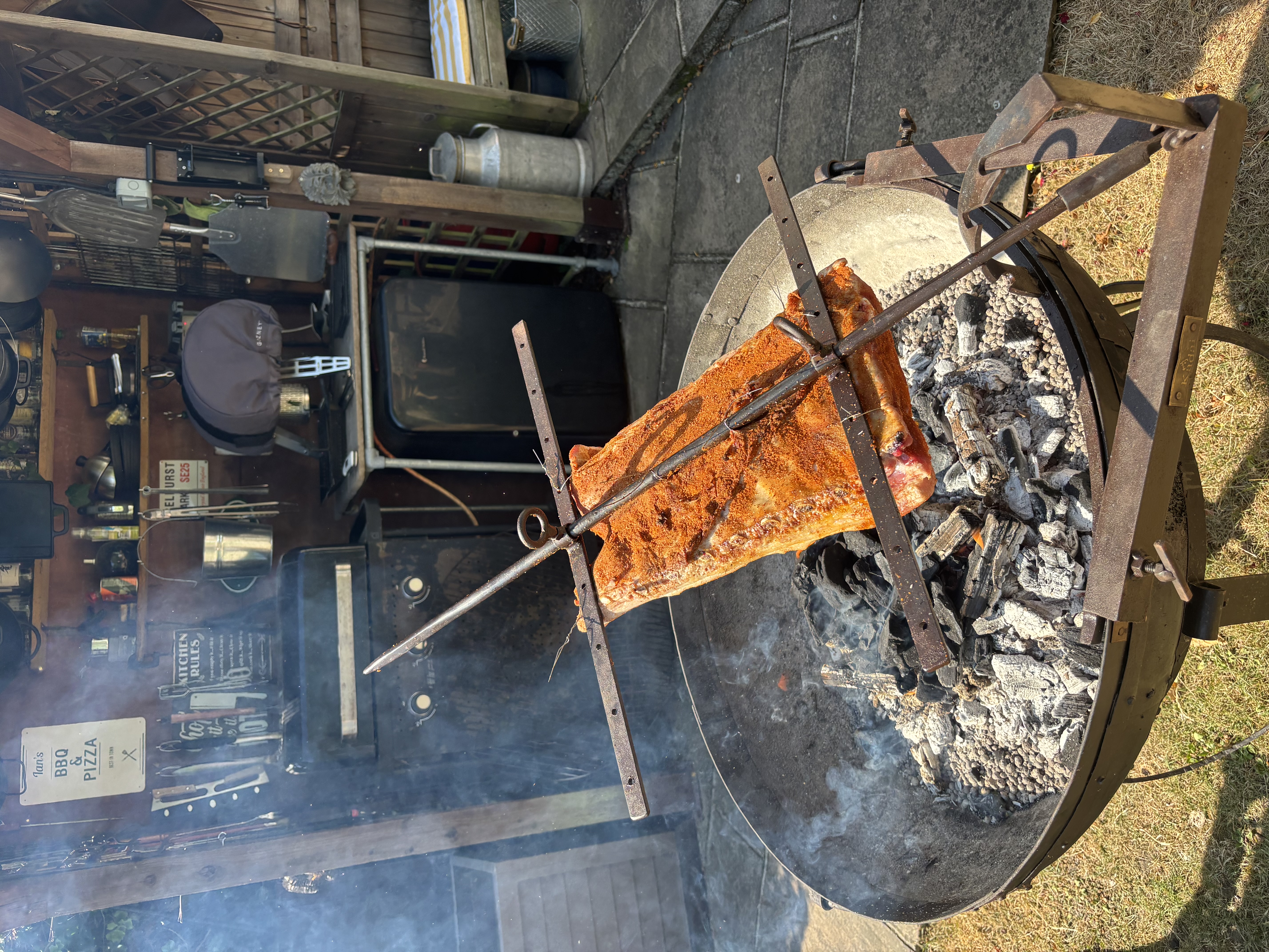 Asado cross for kadai 80cm bbq