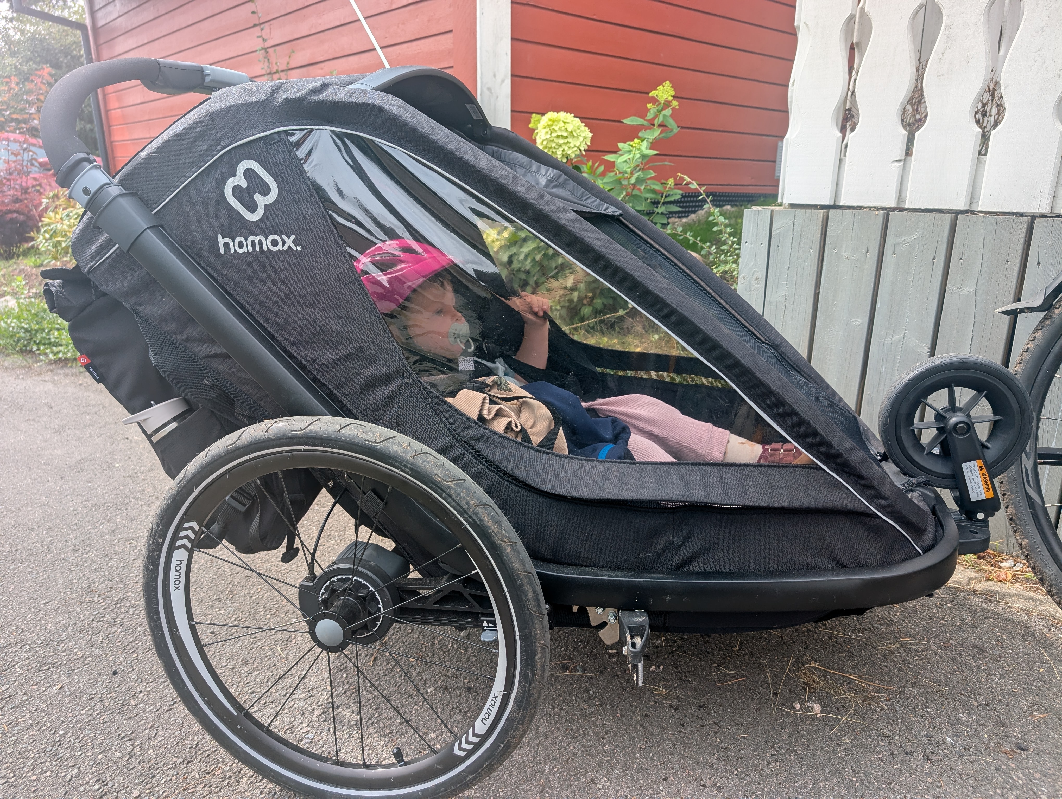 Hamax breeze double med pulk-sett