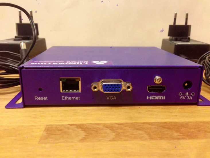 Mediaspelare för installation/loopad visning