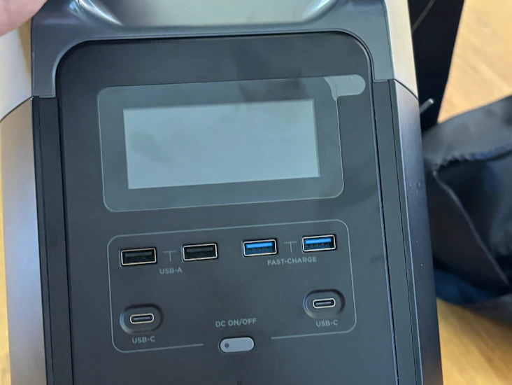 Eco flow power station perfect för camping