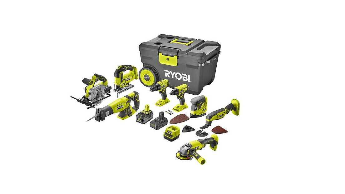 Ryobi 18v one+ jumbokit 12del
