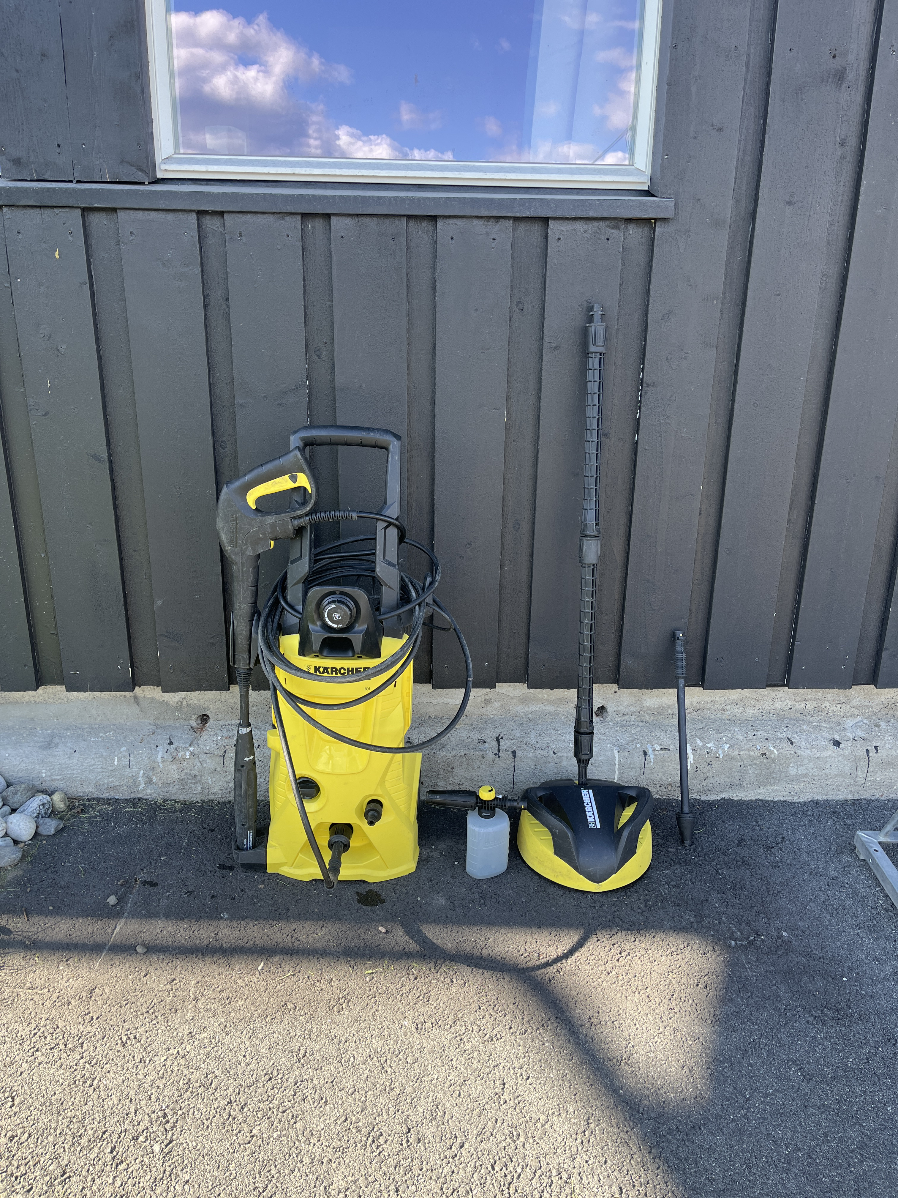 Høytrykksspyler med terrassevasker 