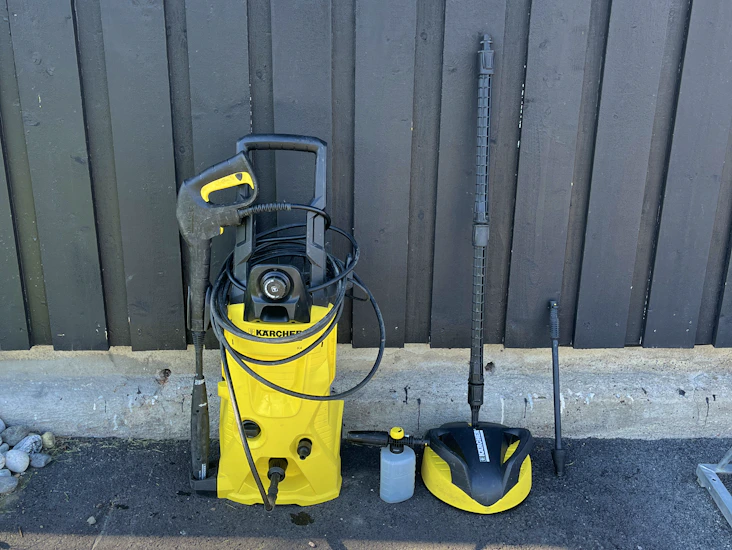 Høytrykksspyler med terrassevasker