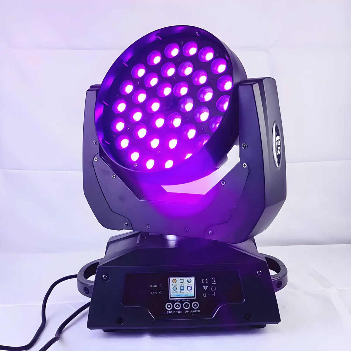 Moving head wash zoom light 320w rgbwa+uv led