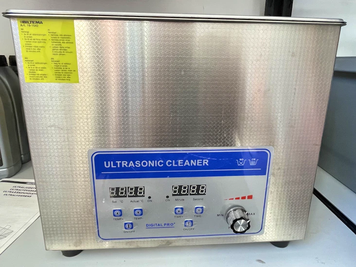 Ultraljudstvätt 10 liter – med värme och timer