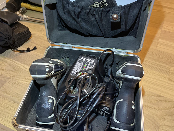 Makita mutterdragare samt skruvdragare