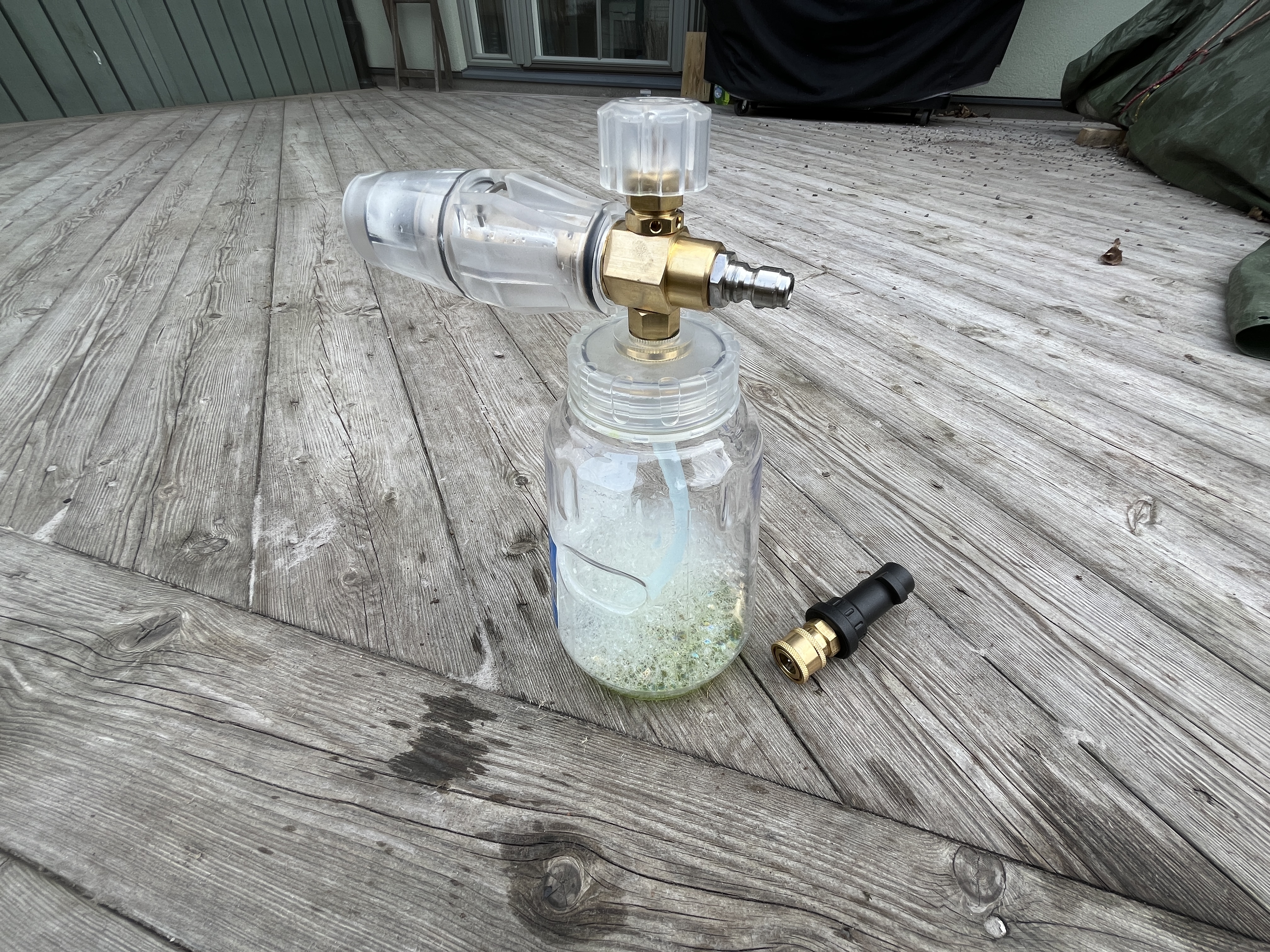 Skumspruta / foam lance inkl. adapter till kärcher