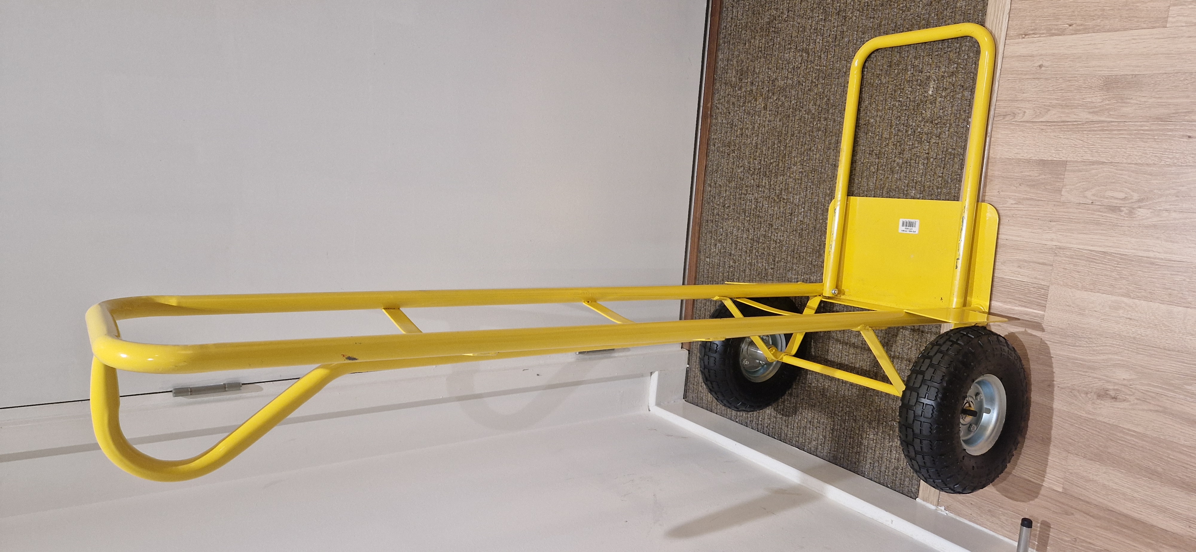 Heavy duty folding and fixed toe sack truck - 200kg capacity - with pneumatic wheels