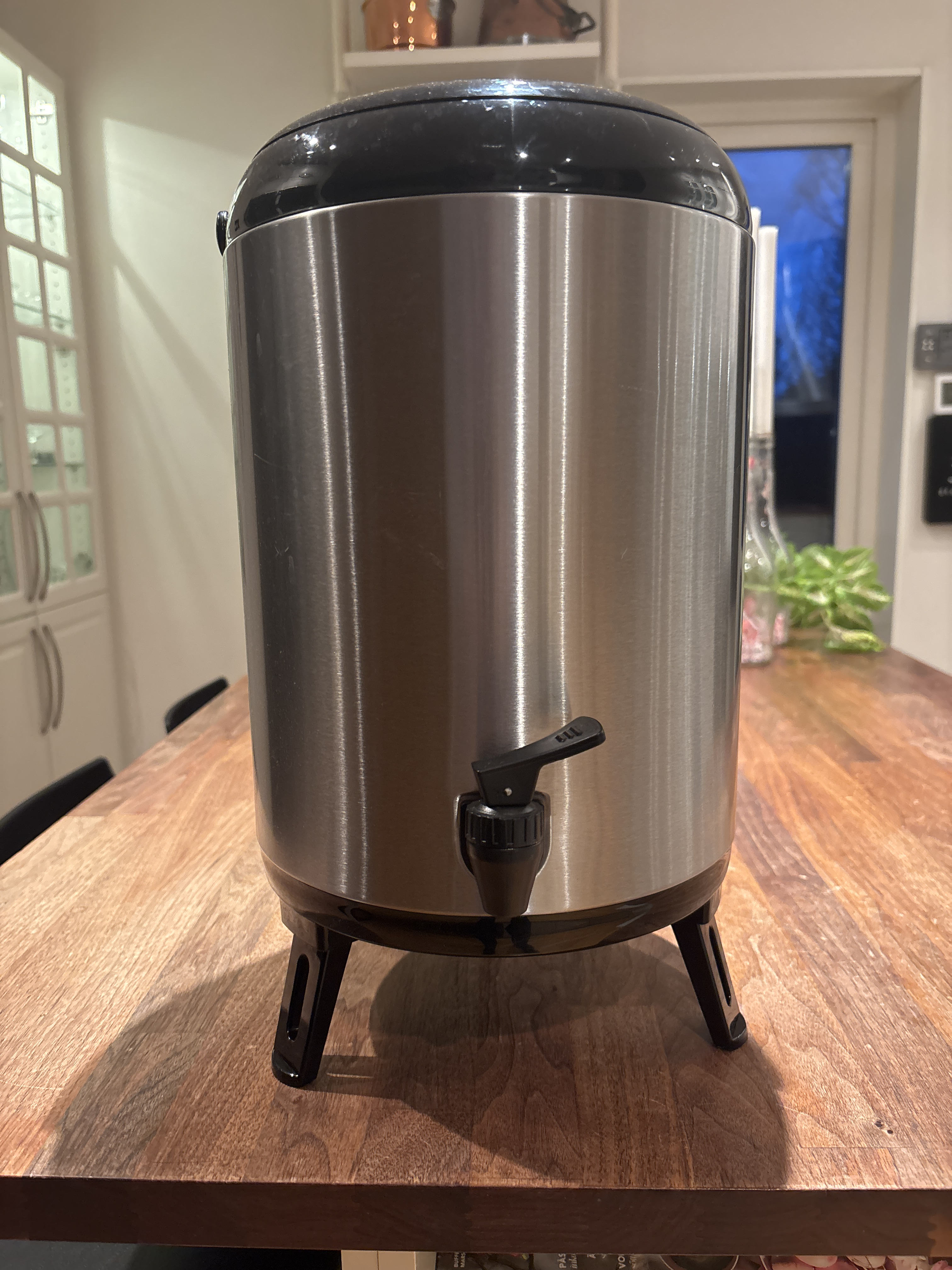 Kaffebehållare med tappkran, 10 liter