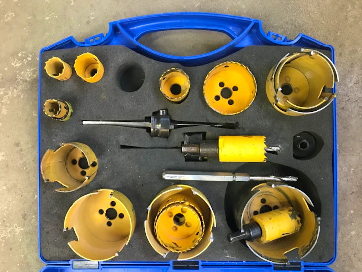 Hålsågssats 19-83 mm diameter