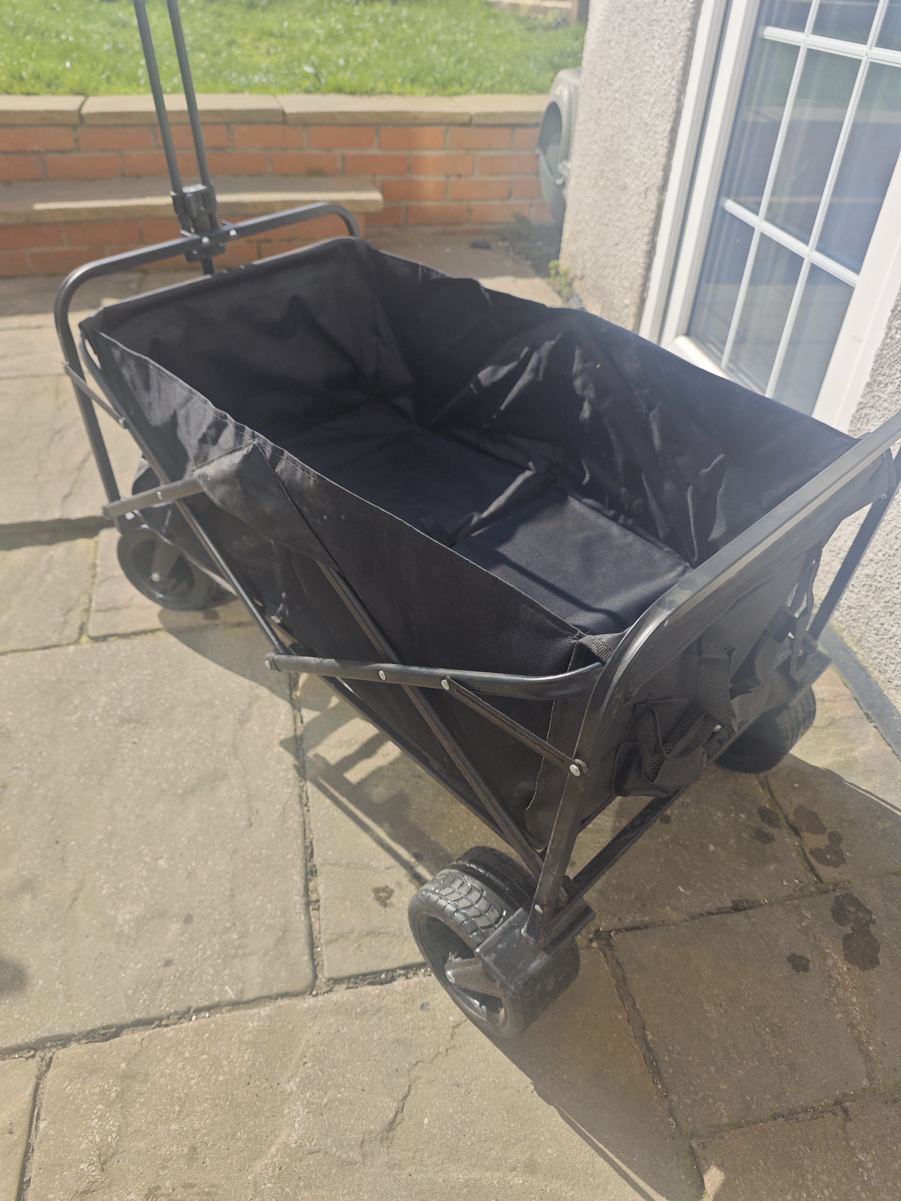 200kg heavy duty folding trolley cart foldable large wagon festival garden beach