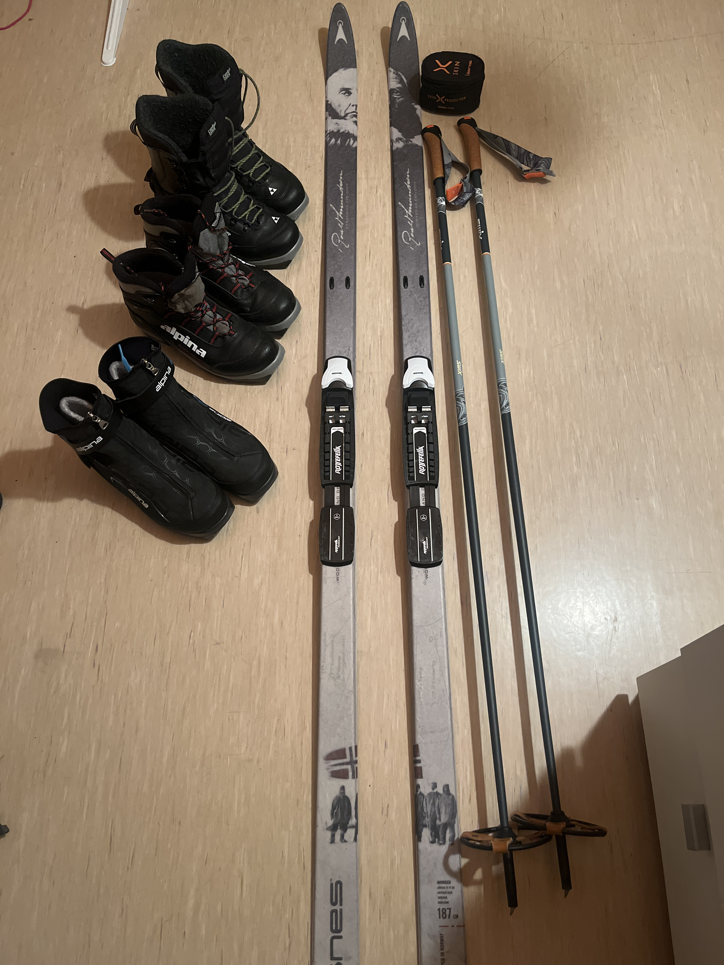 Fjellskipakke (187 cm / 39 - 40 - 41) backcountry ski