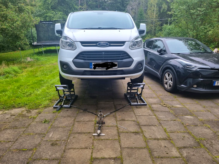 Pela hydrauliska hjulramper, 1500 kg (per par)