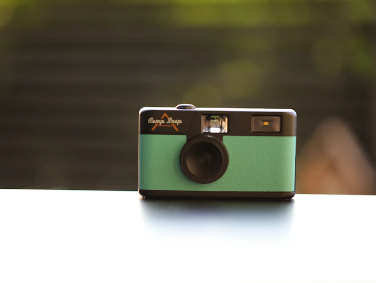 "engangskamera" til bryllup // blå