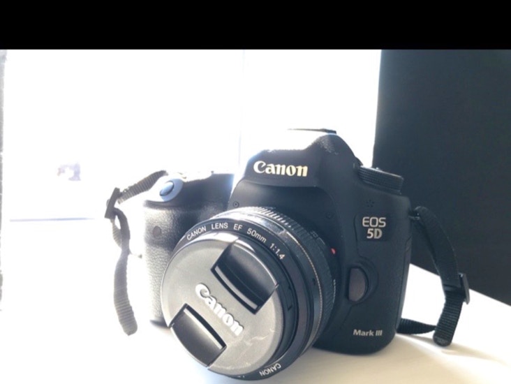 Canon 5d mark iii body + canon 50mm & 24-105