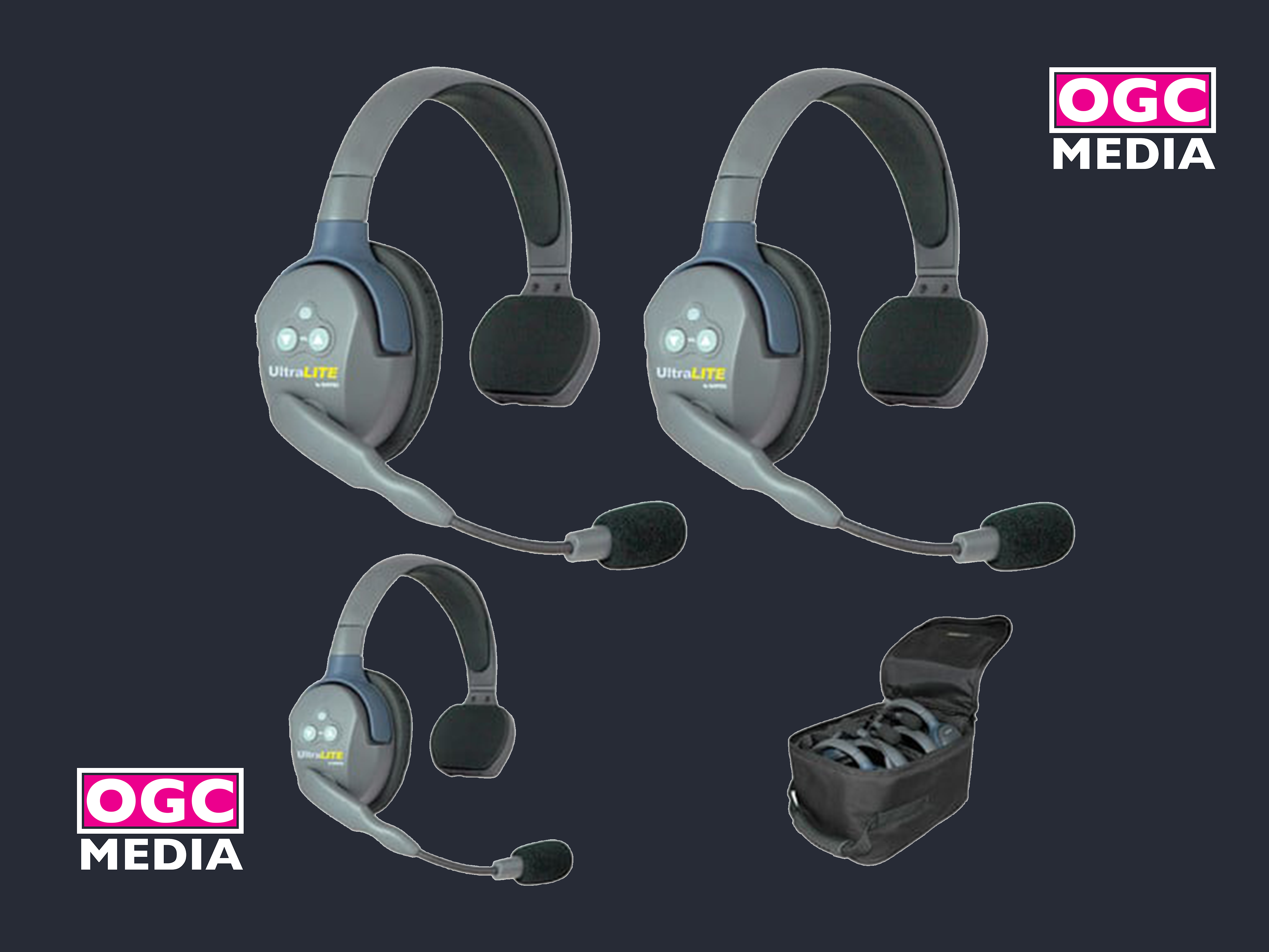 Eartec ultralite hd full duplex wireless dect talkback headset